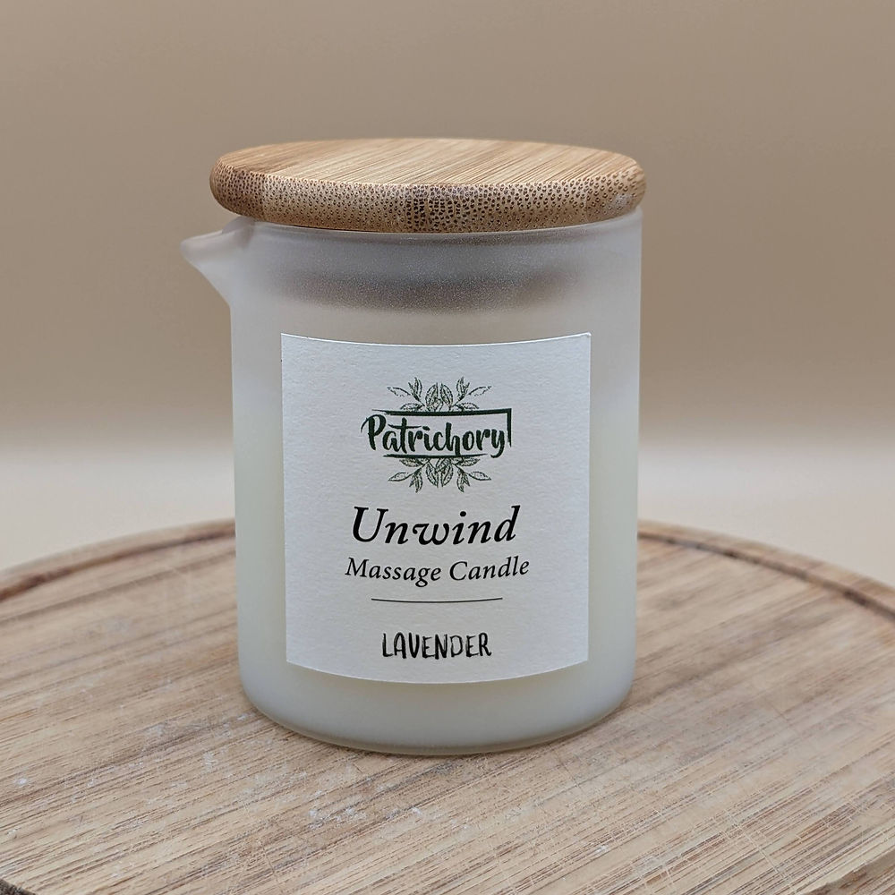 Patrichory - Unwind Lavender Massage Candle