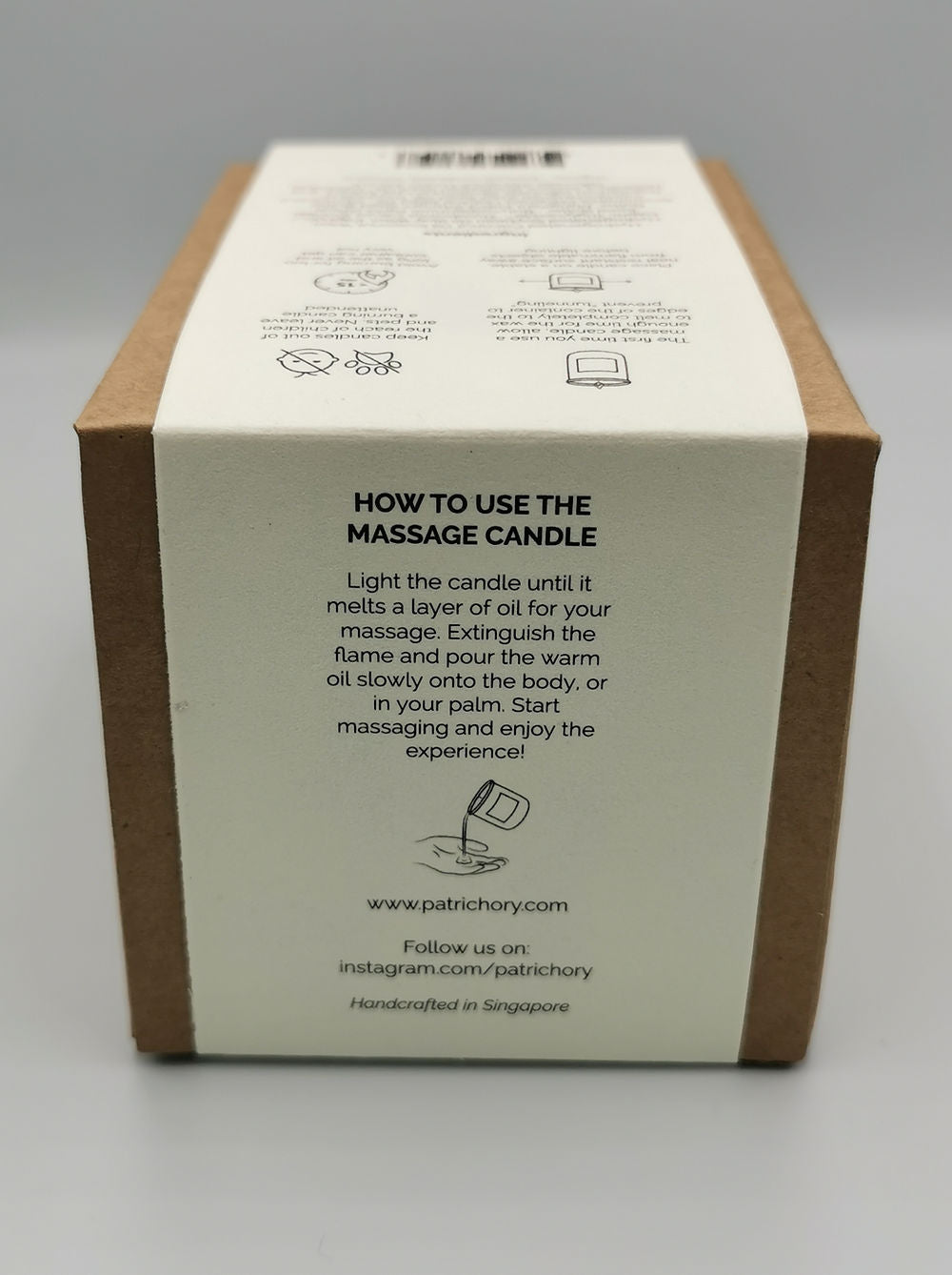 Patrichory - Unwind Lavender Massage Candle