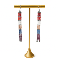 Pantala Clarus 4 Strand Earrings