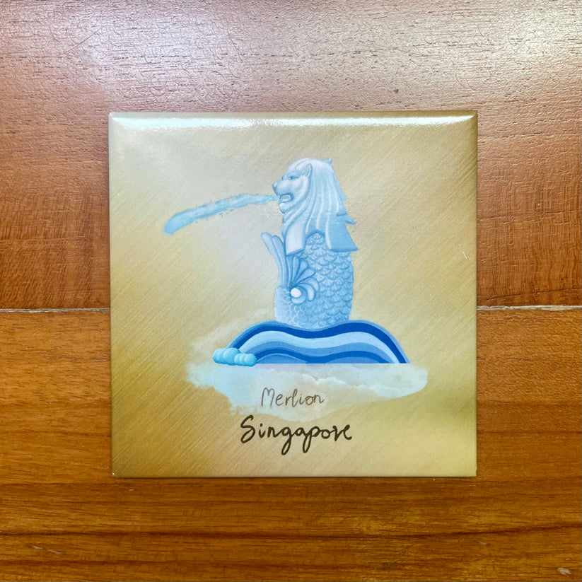 The Crimson Atelier Singapore Icons Magnet - Merlion