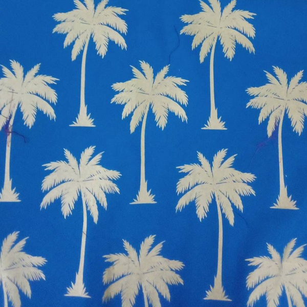 Palms & Pineapples Palm Tree Tote Bag - Blue