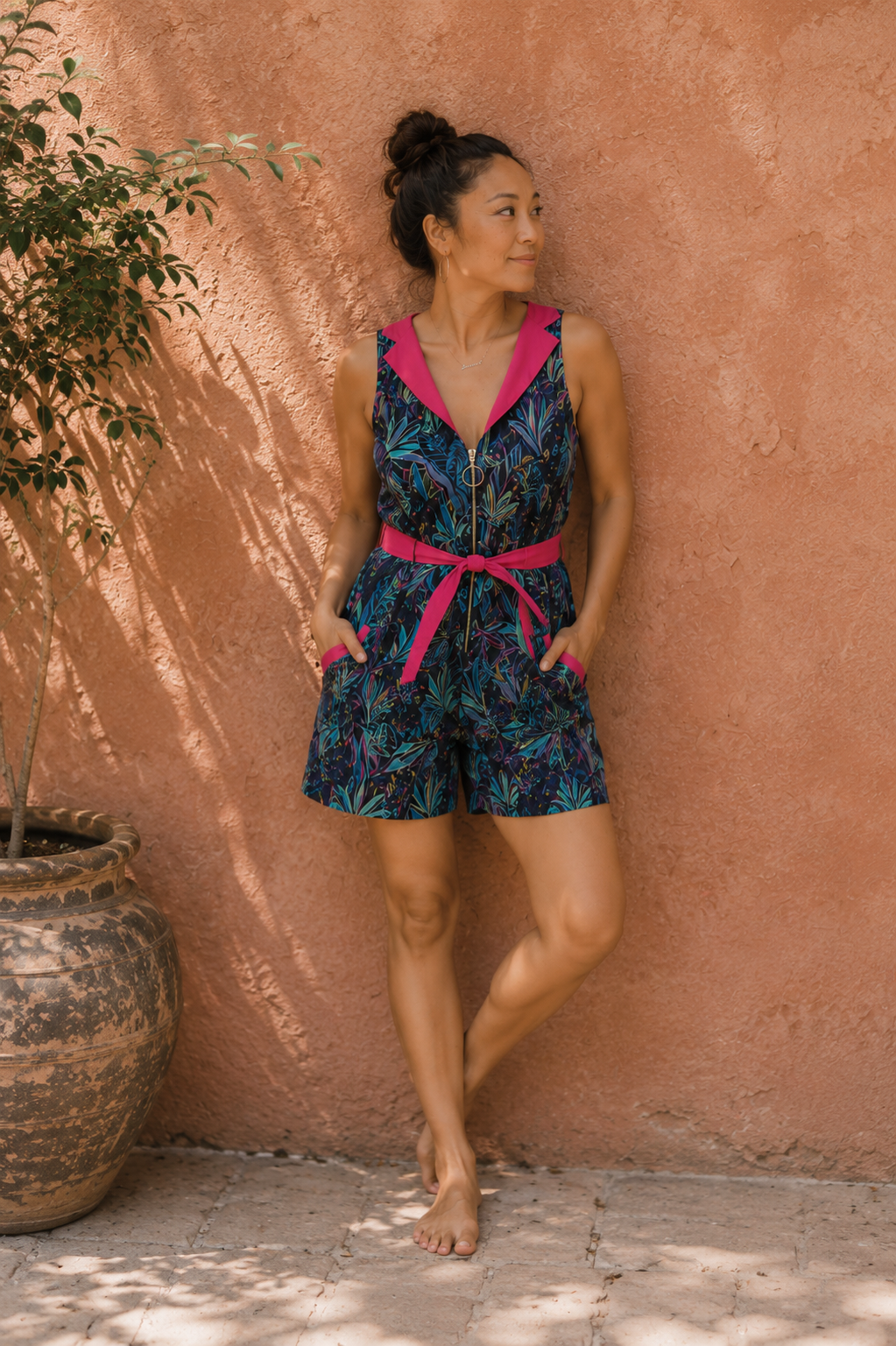 Junglesuit Nail It! Playsuit - Night Jungle