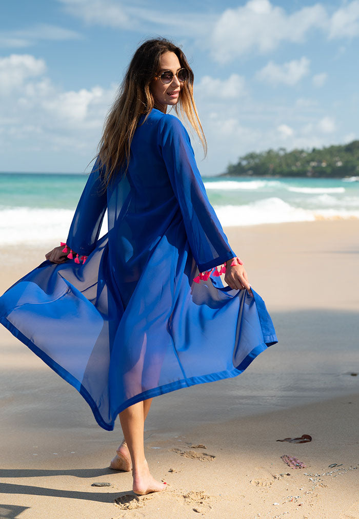 Apostrophe The Label Barbados Kimono Blue