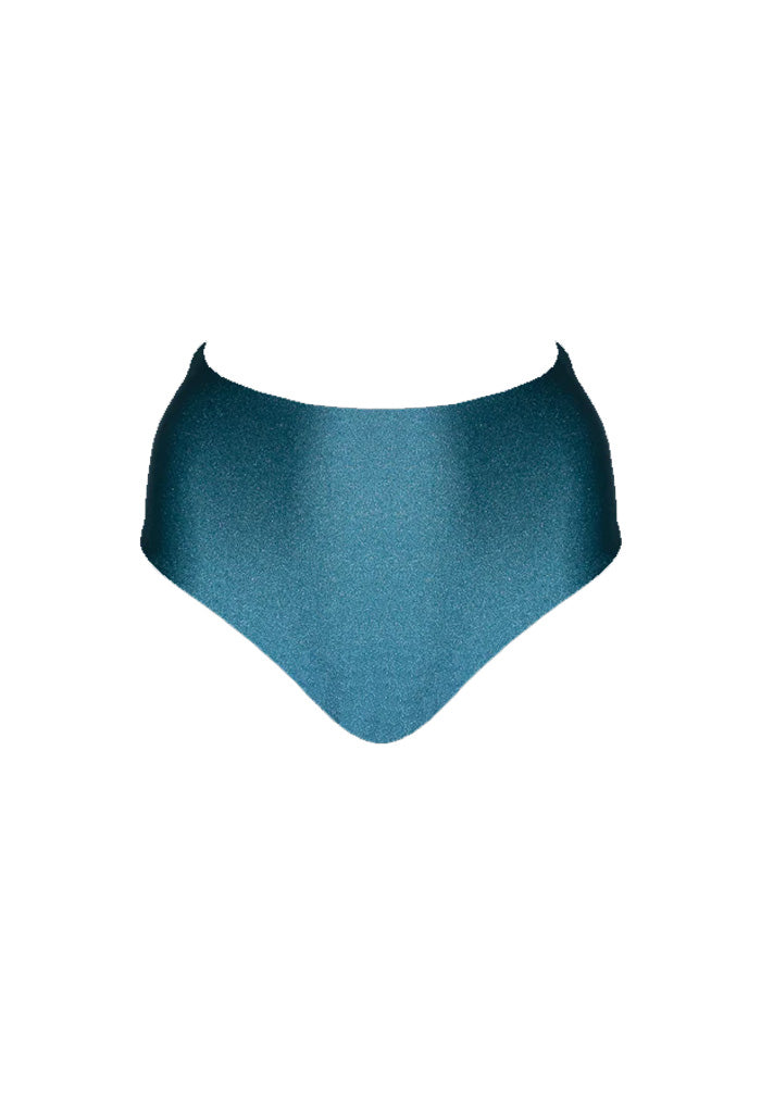 HÁI High Waisted Bikini Bottom - Tourmaline Teal