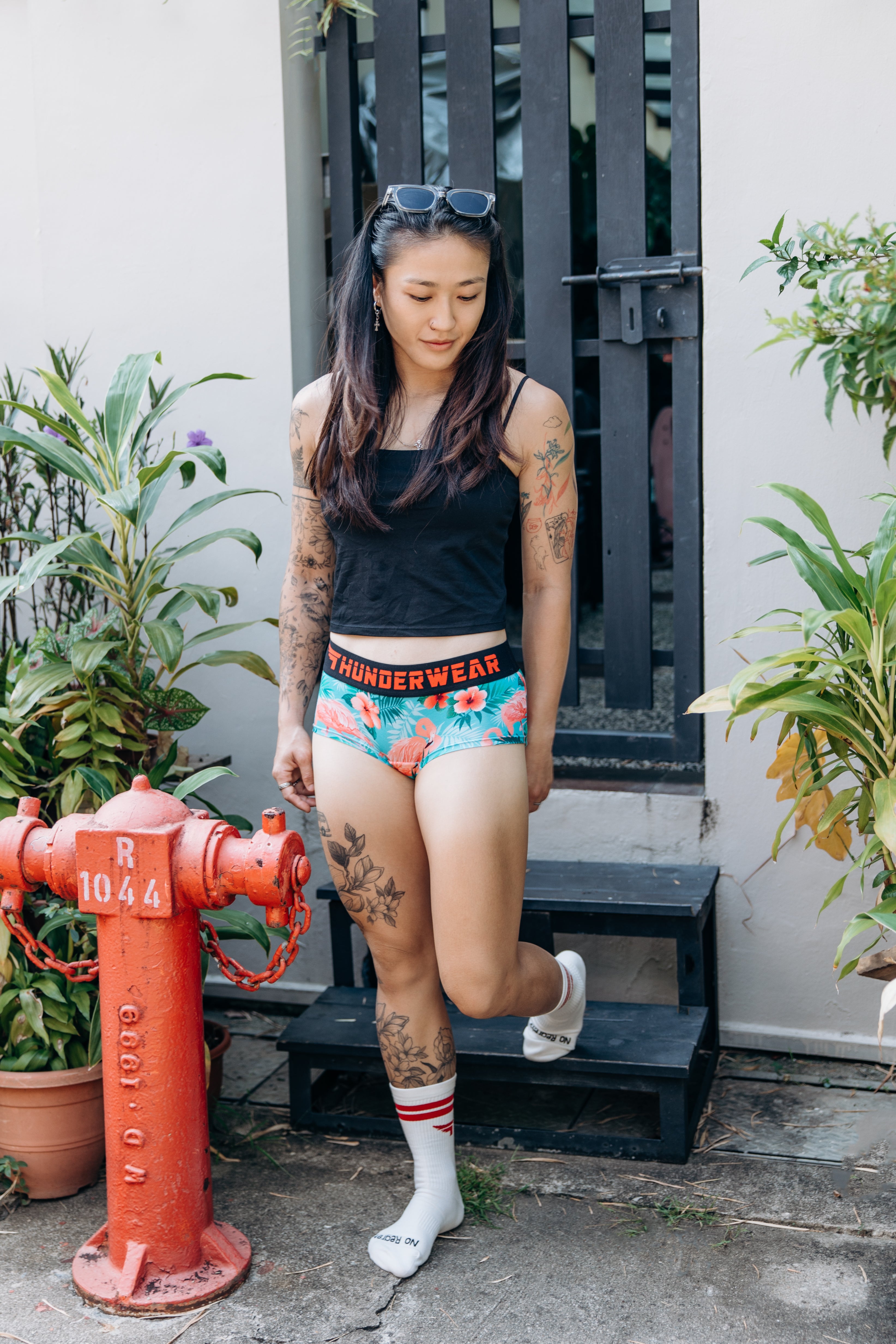 T.G.I.F. For Women - Peacocking Flamingo