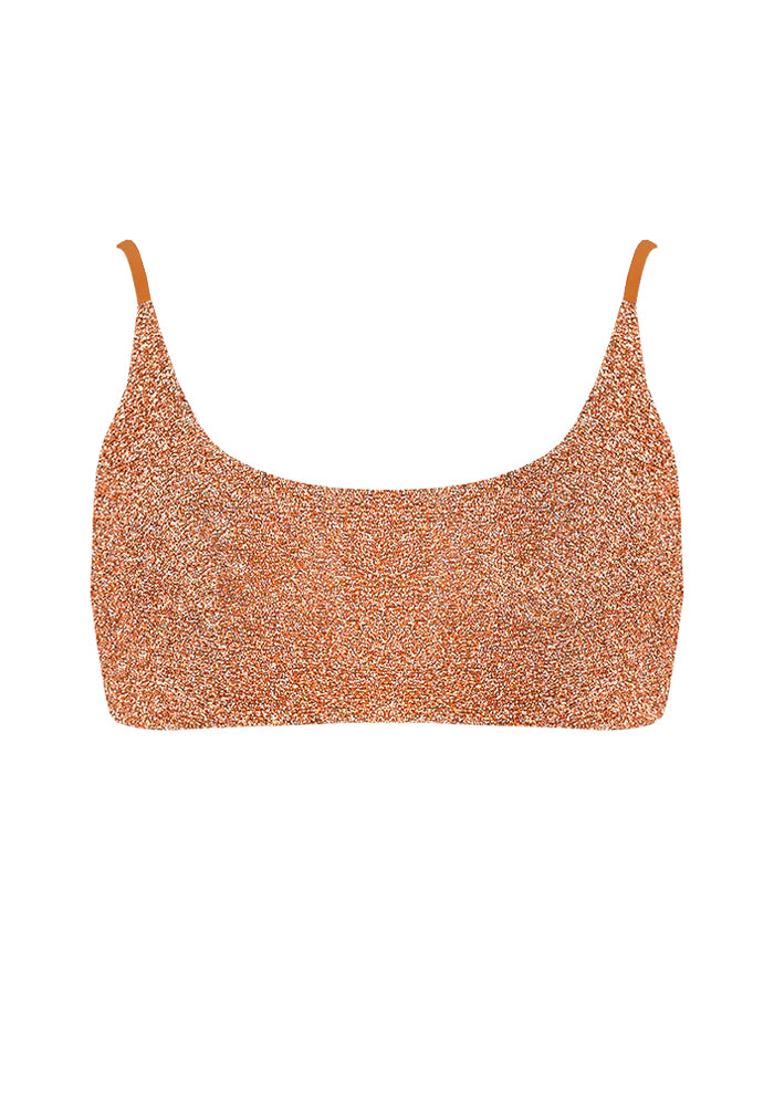 HÁI Classic Cami Bikini Top - Light Copper