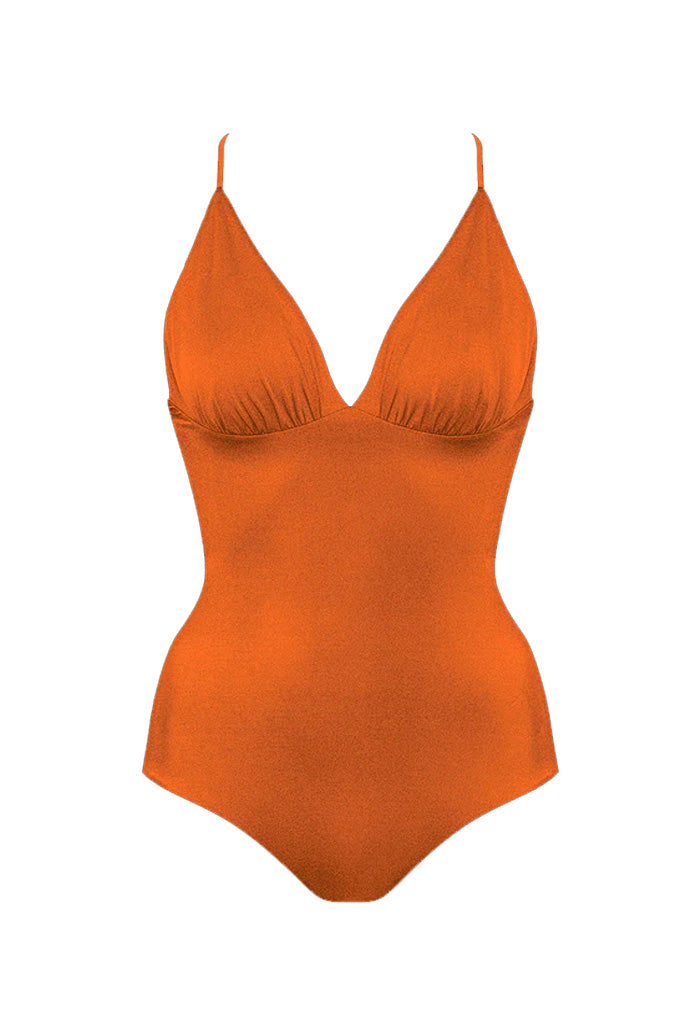 HÁI Hollywood Plunge & Lift Swimsuit - Peruvian Amber