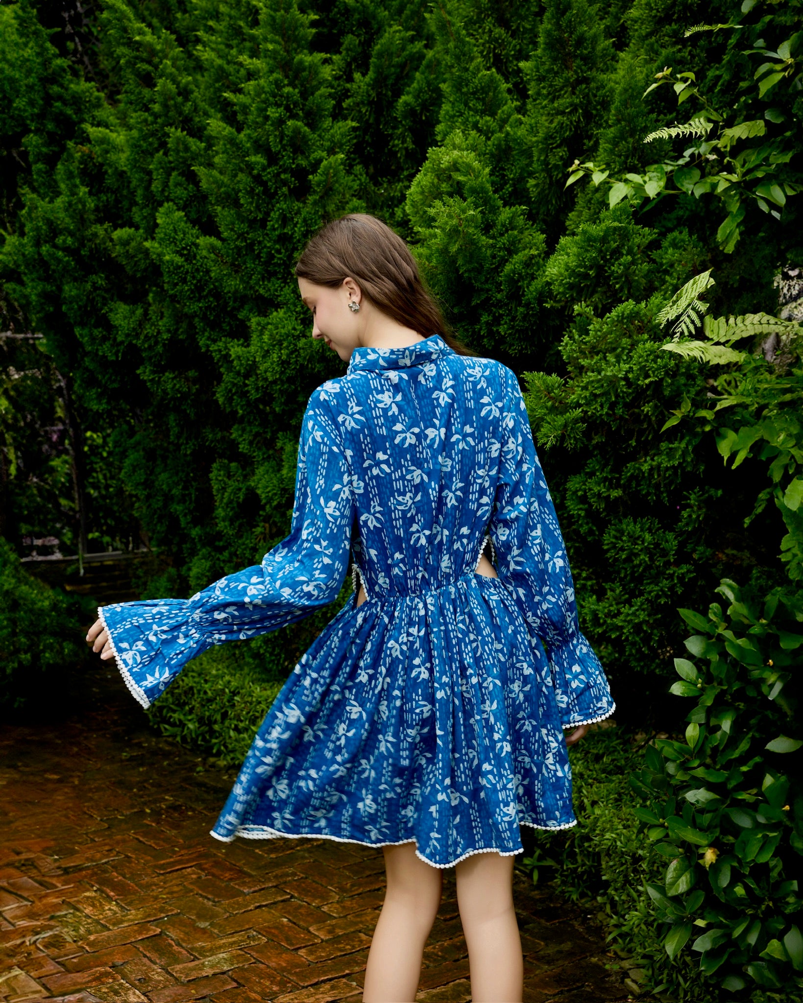Apostrophe The Label Portugal Cut-Out Dress - Blue
