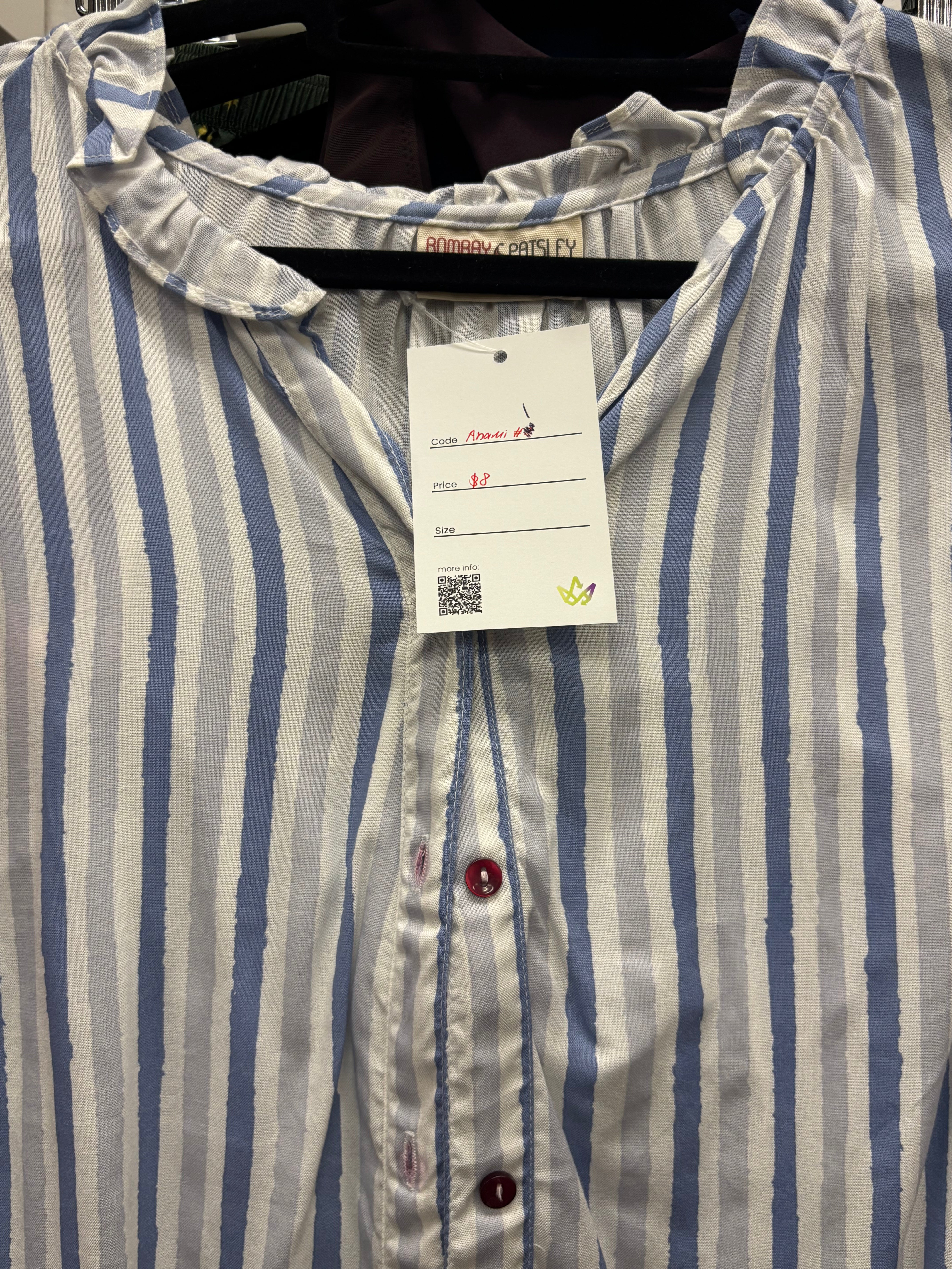 Thryfted  Anami 1 striped top
