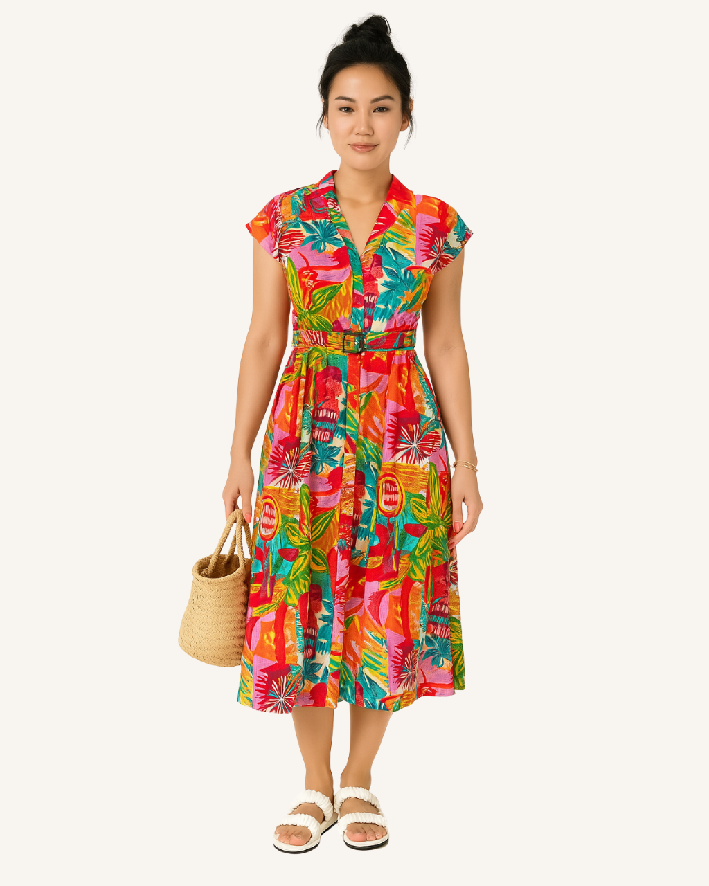 Vine and Branches Kiara Dress - Flourish Amber