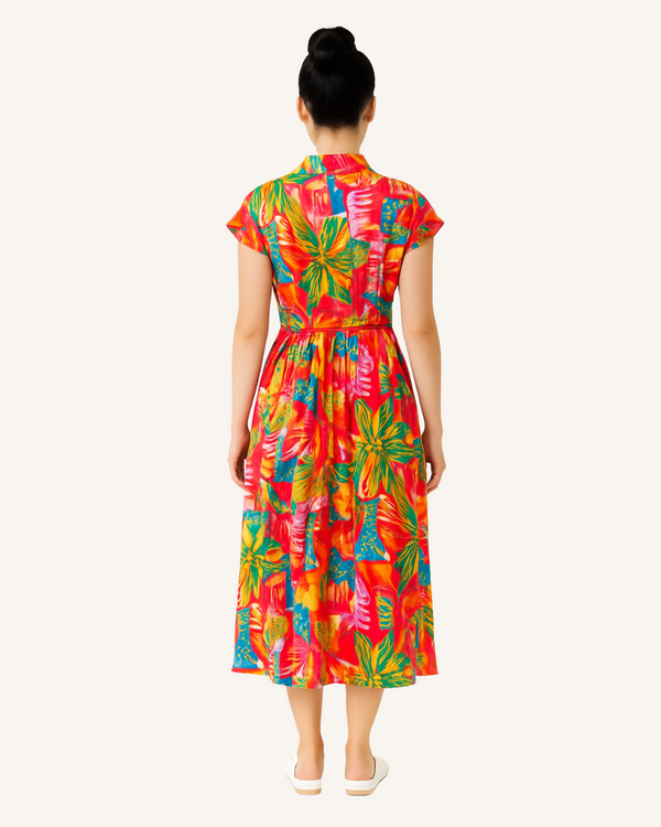 Vine and Branches Kiara Dress - Flourish Amber
