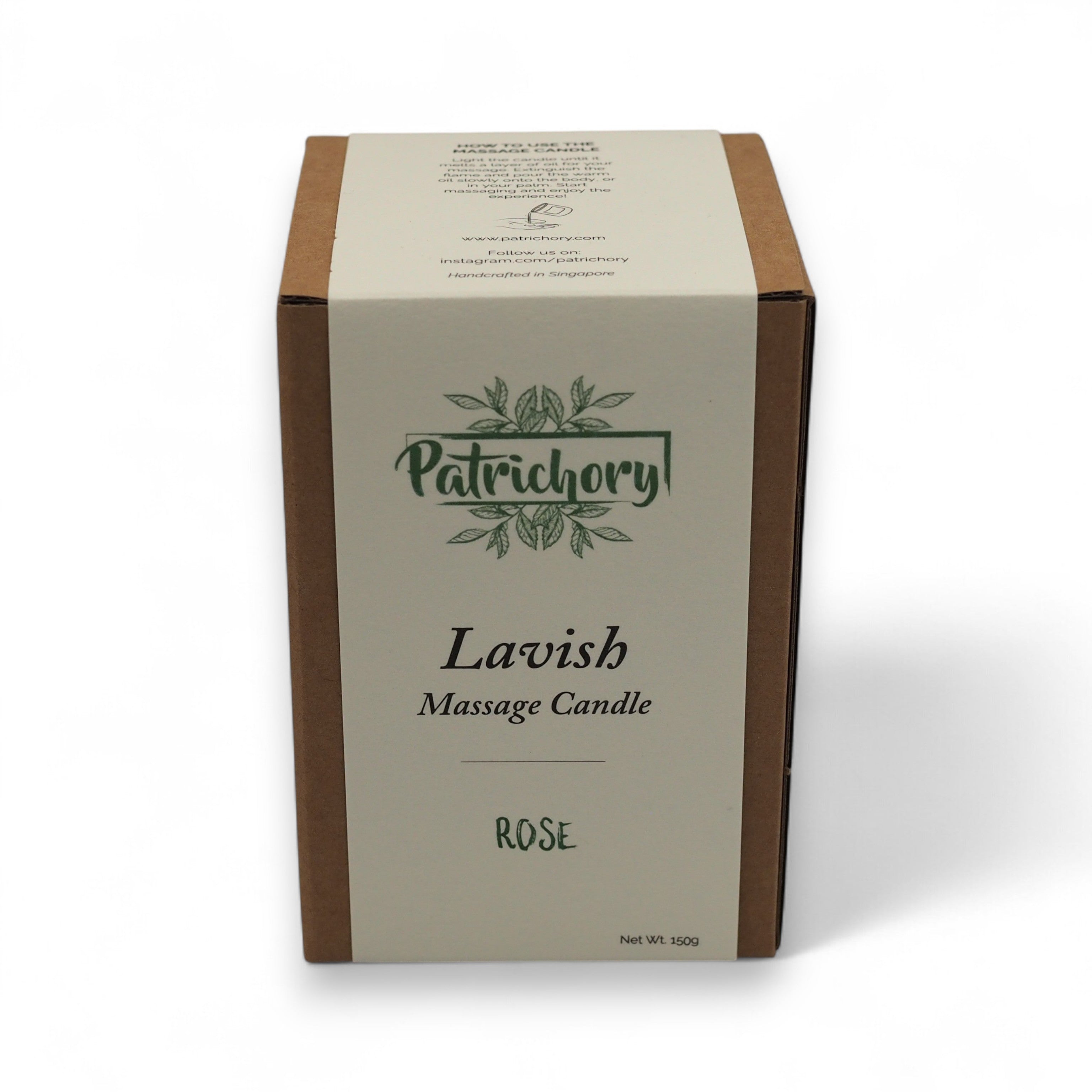 Patrichory - Lavish Rose Massage Candle