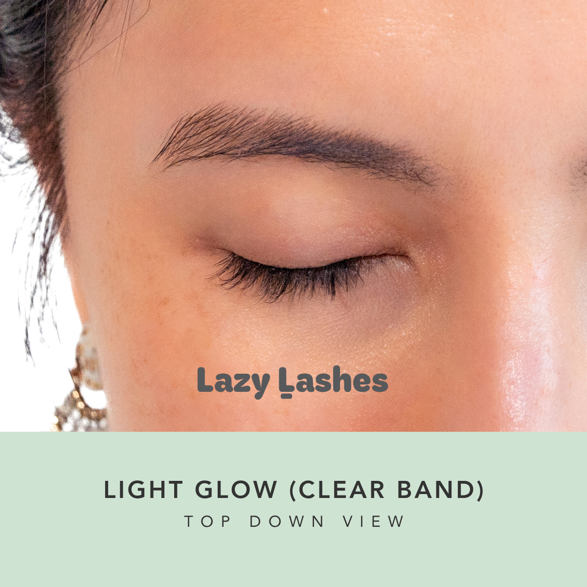 Nodspark - Everyday Light Glow (Clear Band) Lazy Lashes