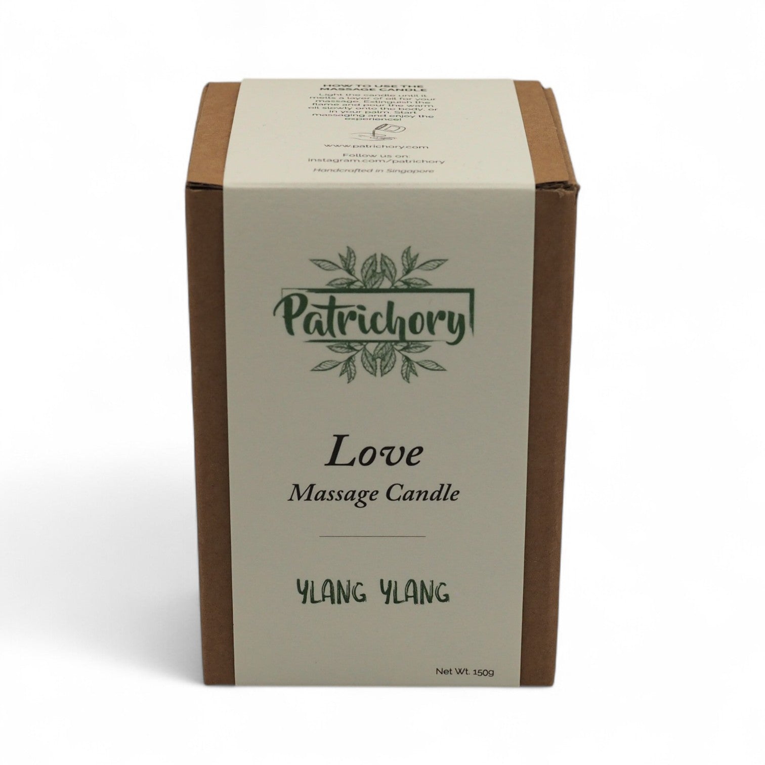 Patrichory - Love Ylang Ylang Massage Candle