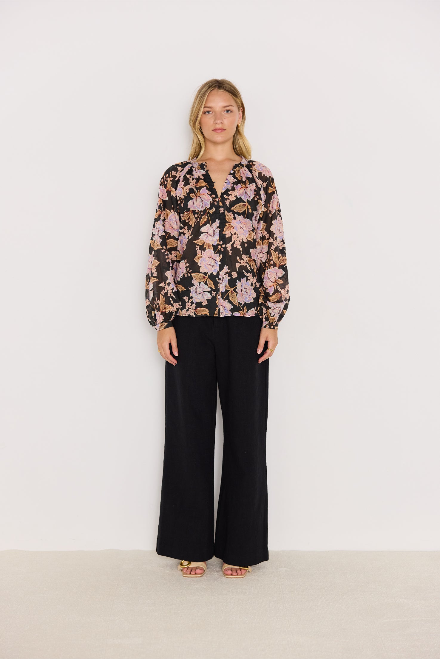 MINKPINK Willow Floral Blouse