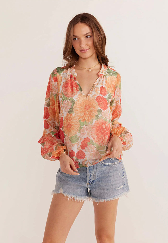 MINKPINK Aida Long Sleeve Blouse