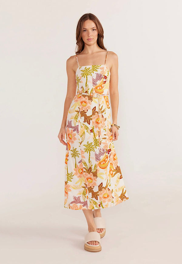 MINKPINK Sarai Panelled Midi Dress