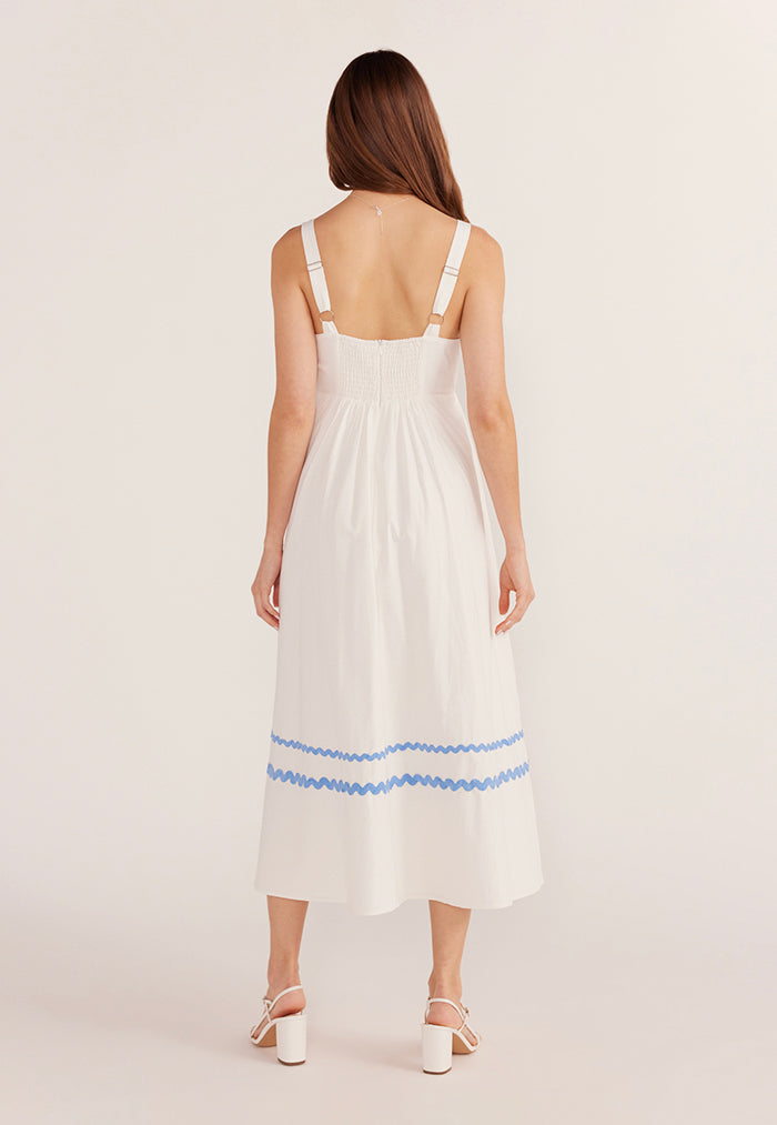 MINKPINK Yareli Rikrak Midi Dress