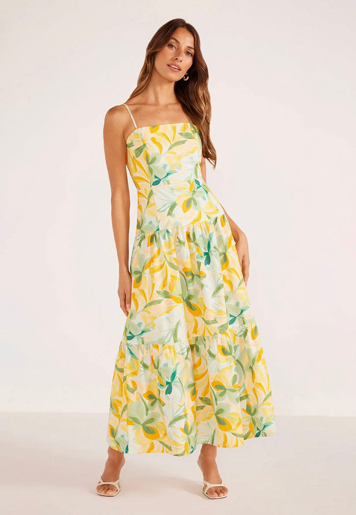 MINKPINK Solstice Tiered Midi Dress