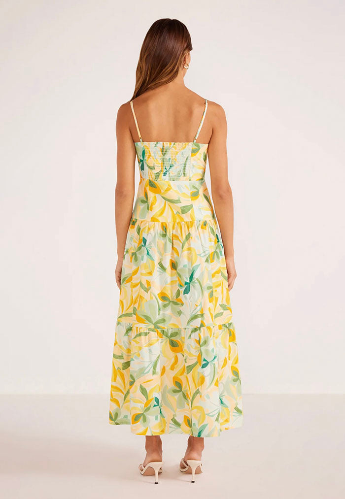 MINKPINK Solstice Tiered Midi Dress