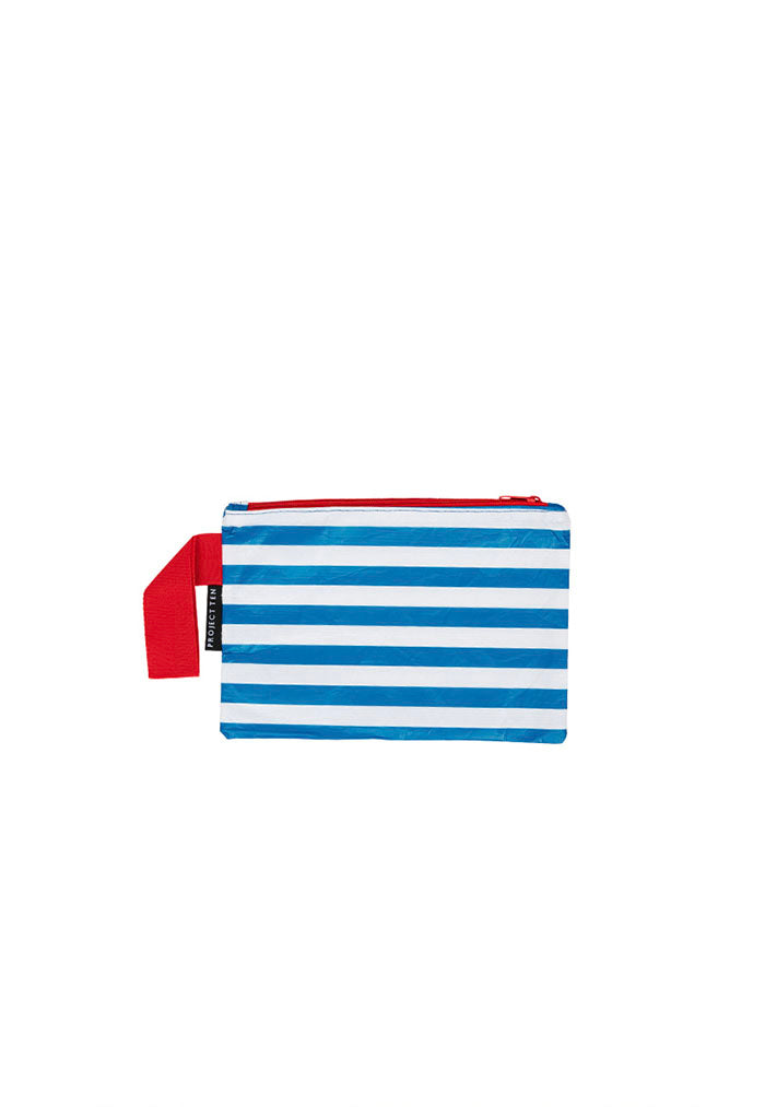 Project Ten Mini Zip Pouch - Breton Stripes