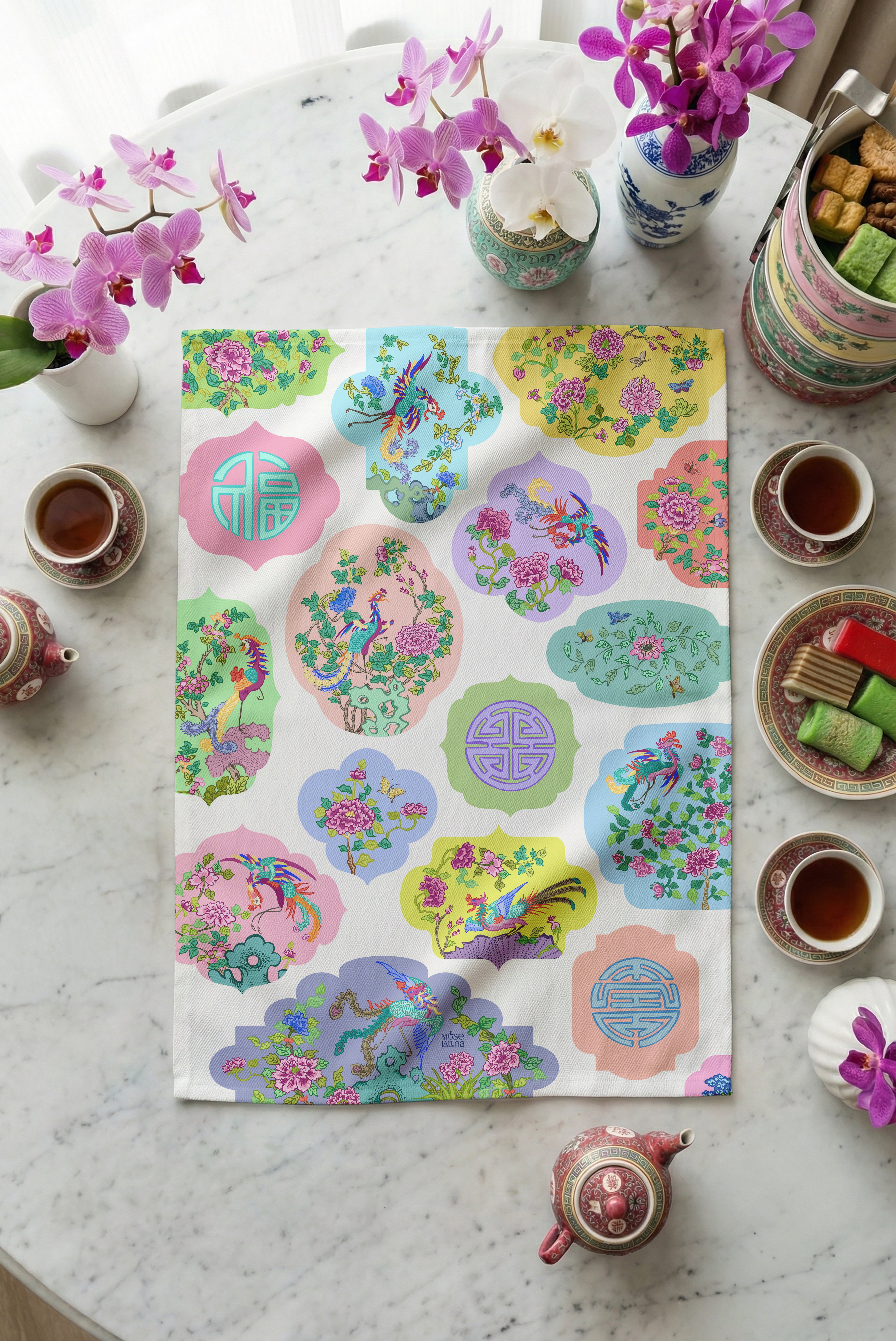 Muselaluna Tea towel - Flights of Fortune
