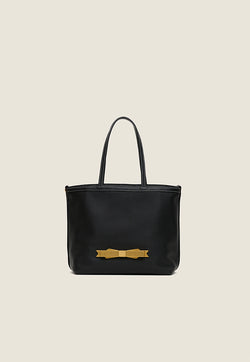 Nala Mini Nina Leather Bag - Black