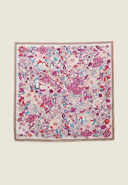 Nala Mandi Bunga Silk Scarf - Purple Reign