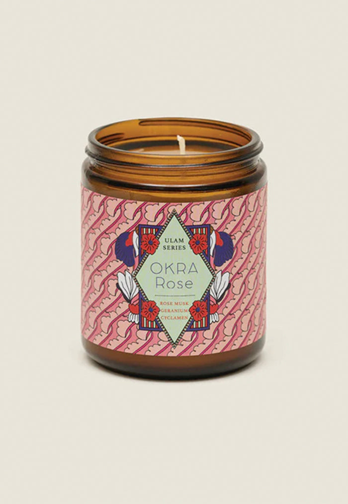 Nala Scented Candle - Okra Rose