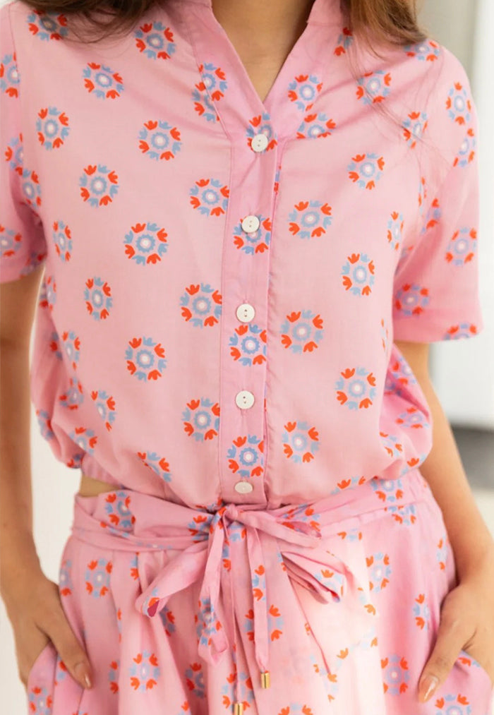 One Puram Bliss Shirt - Pink Pop