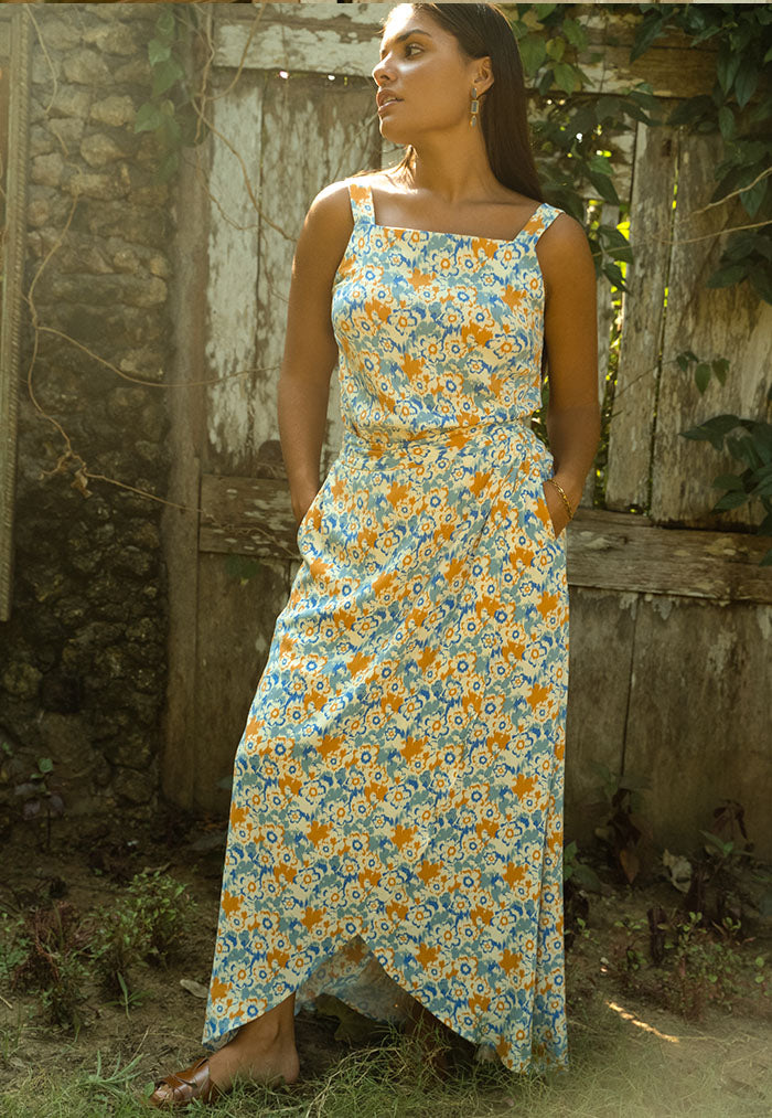 One Puram Tropez Skirt - Azure Blossom