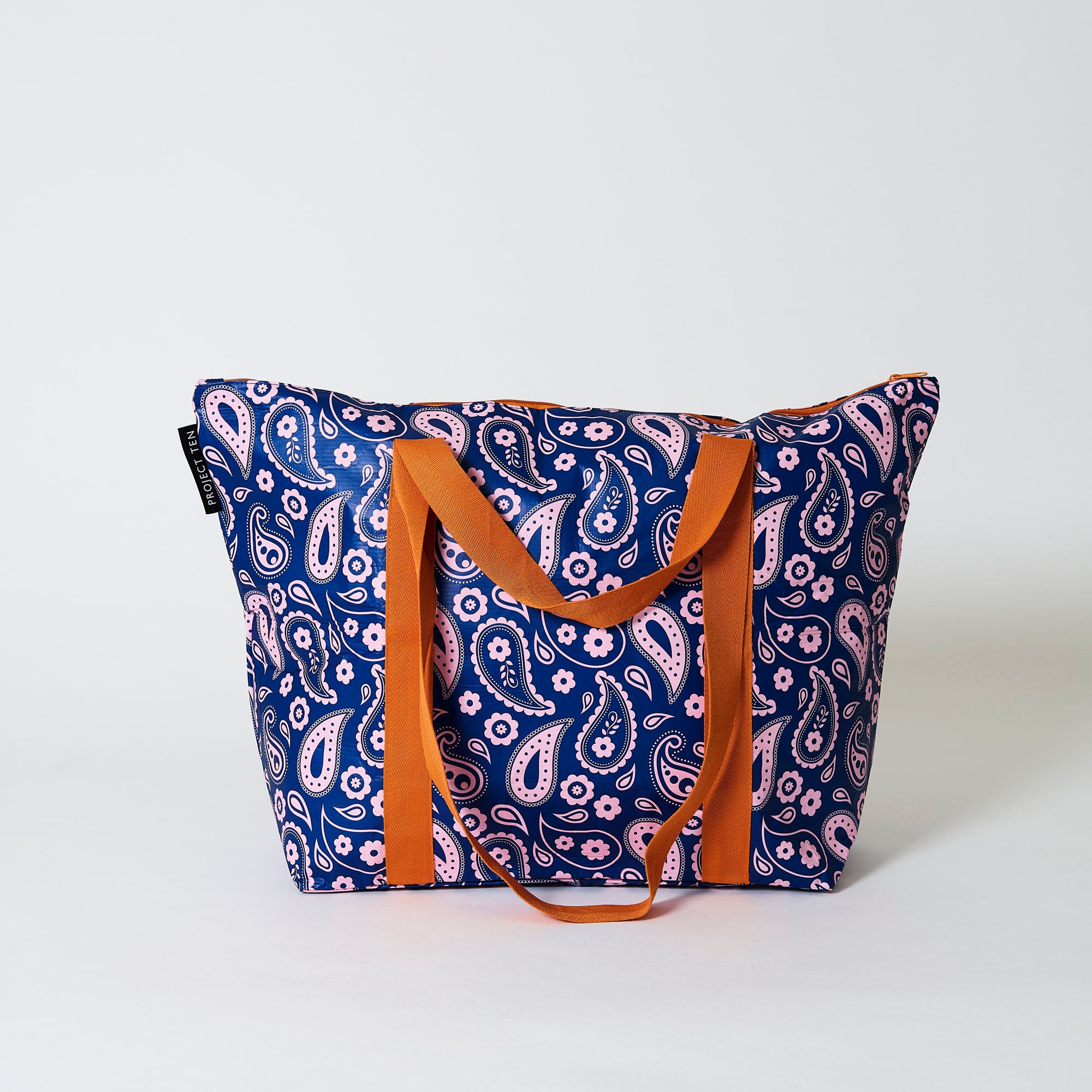 Project Ten Zip Up Medium Tote - Paisley