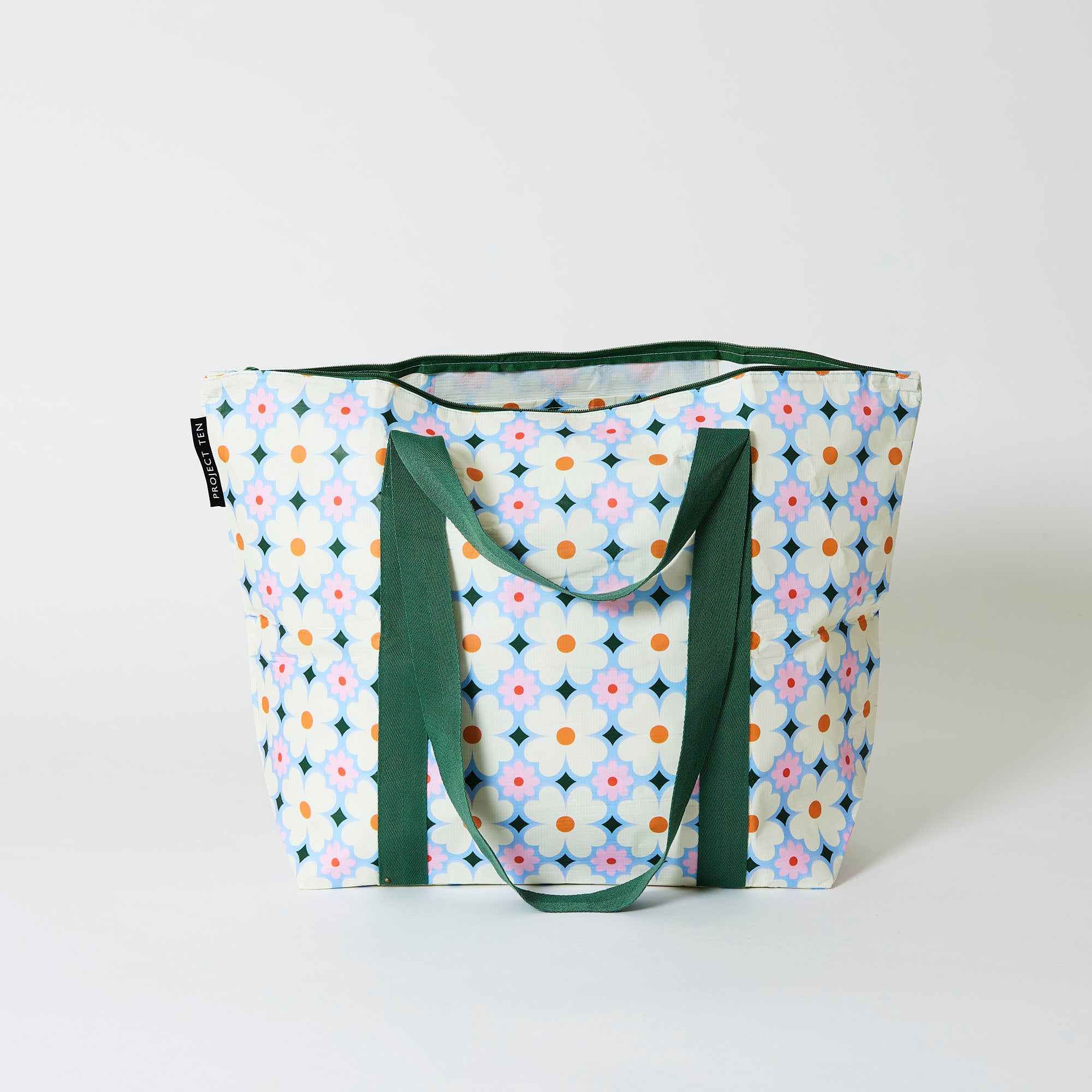 Project Ten Zip Up Medium Tote - Daisy