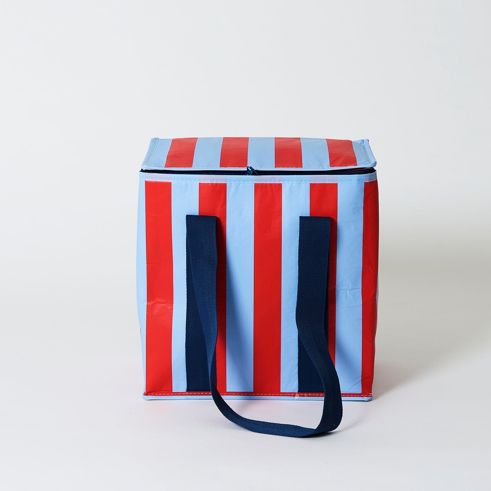 Project Ten Mini Insulated Cooler Bag - Red Blue Stripe