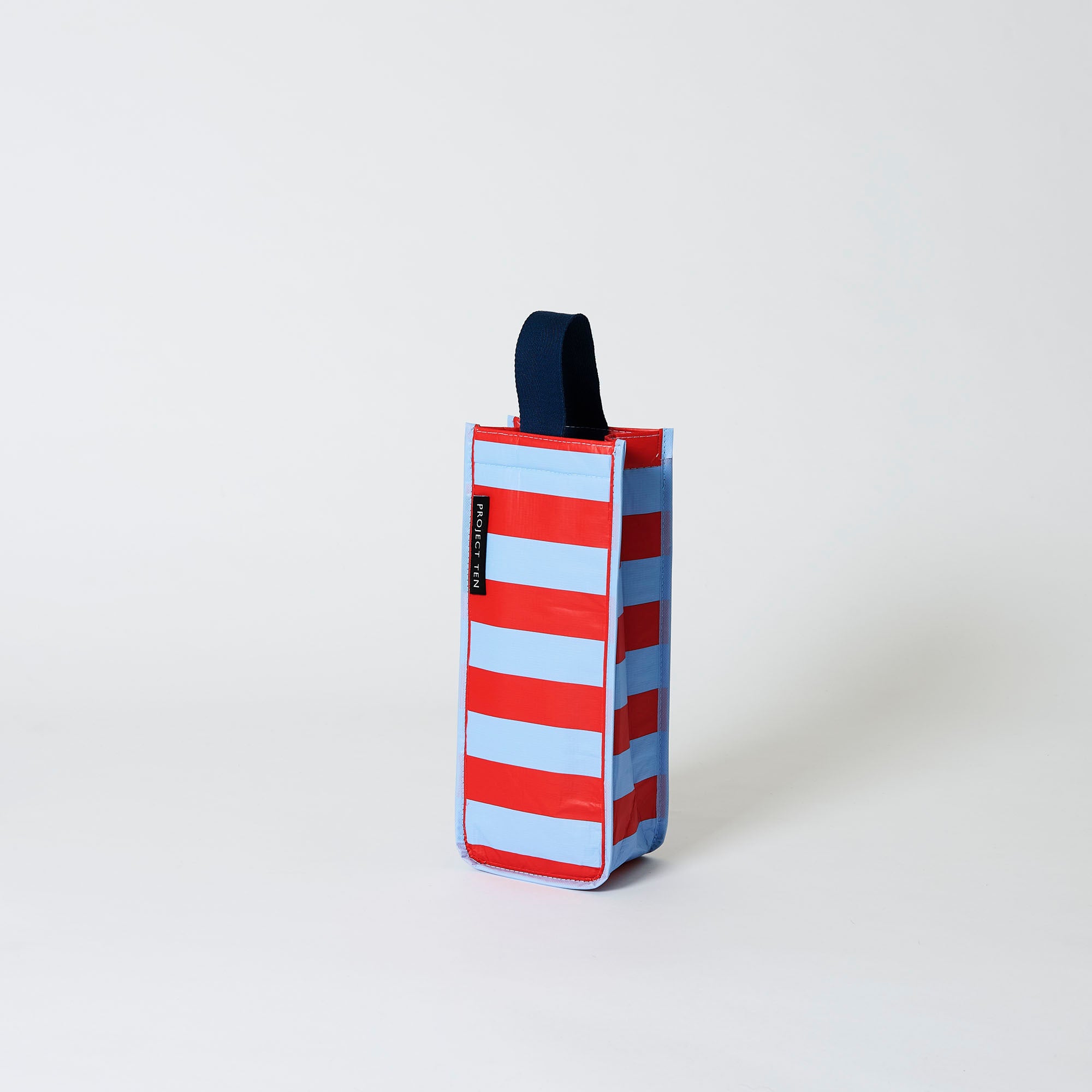 Project Ten Wine Bag - Red Blue Stripe