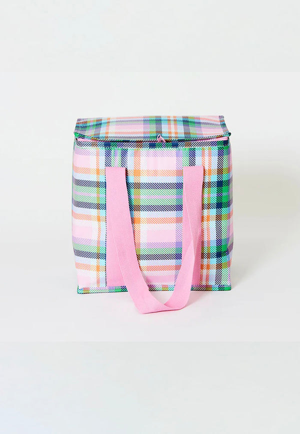 Project Ten Large Insulated Cooler Bag - Plaid