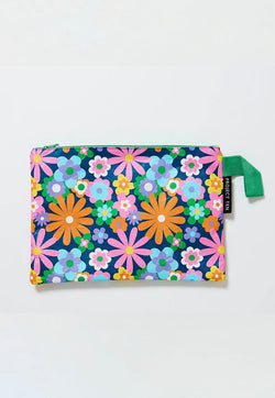 Project Ten Large Zip Pouch - Pop Floral