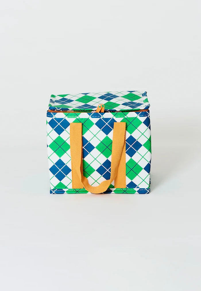 Project Ten Mini Insulated Cooler Bag - Argyle