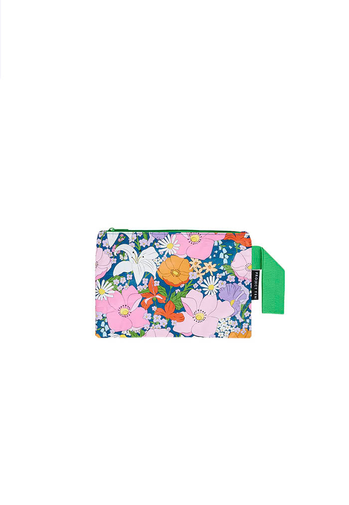 Project Ten Mini Zip Pouch - Fleur