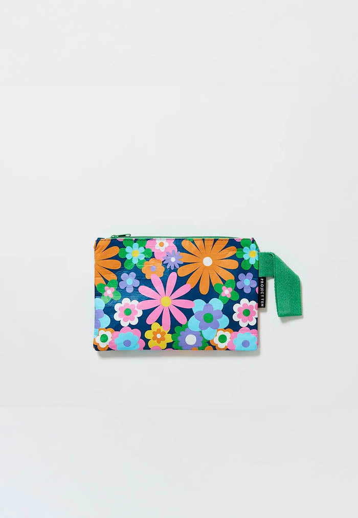 Project Ten Mini Zip Pouch - Pop Floral