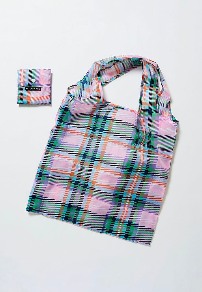 Project Ten Regular Pocket Shopper - Plaid