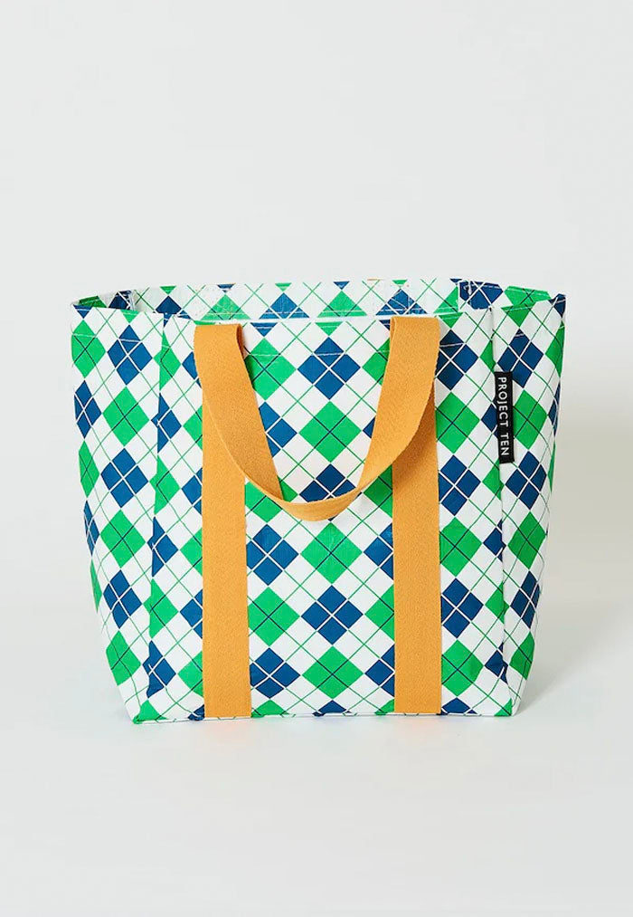 Project Ten Shopper Tote - Argyle