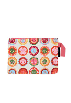 Project Ten Large Zip Pouch - Suns