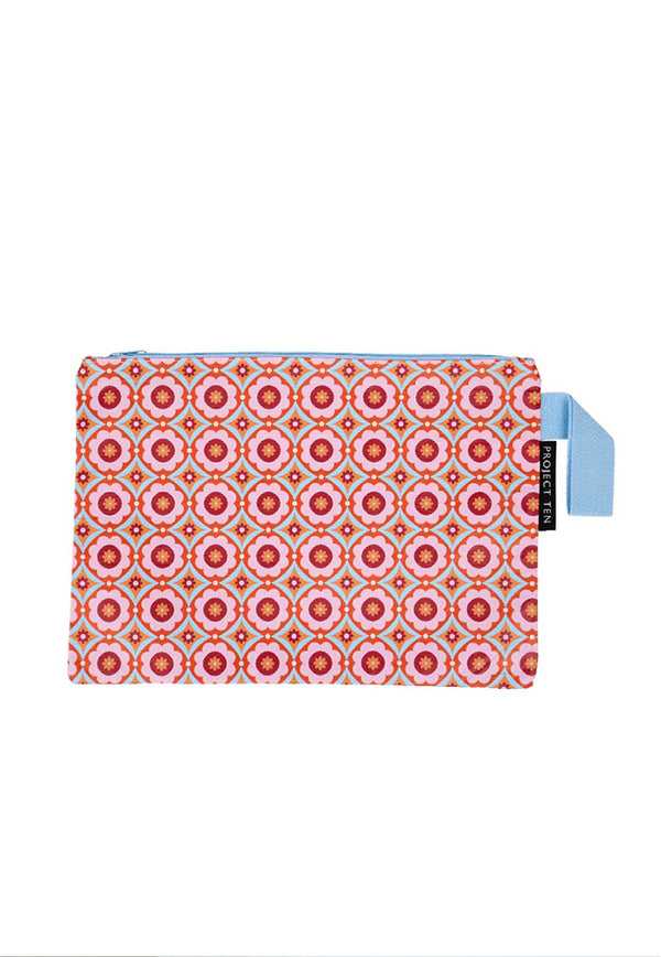 Project Ten Large Zip Pouch - Tile