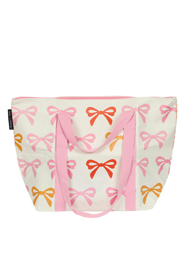 Project Ten Zip Up Medium Tote - Bows