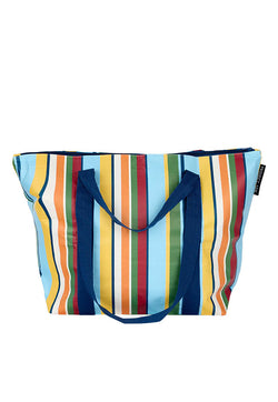 Project Ten Zip Up Medium Tote - Retro Stripe