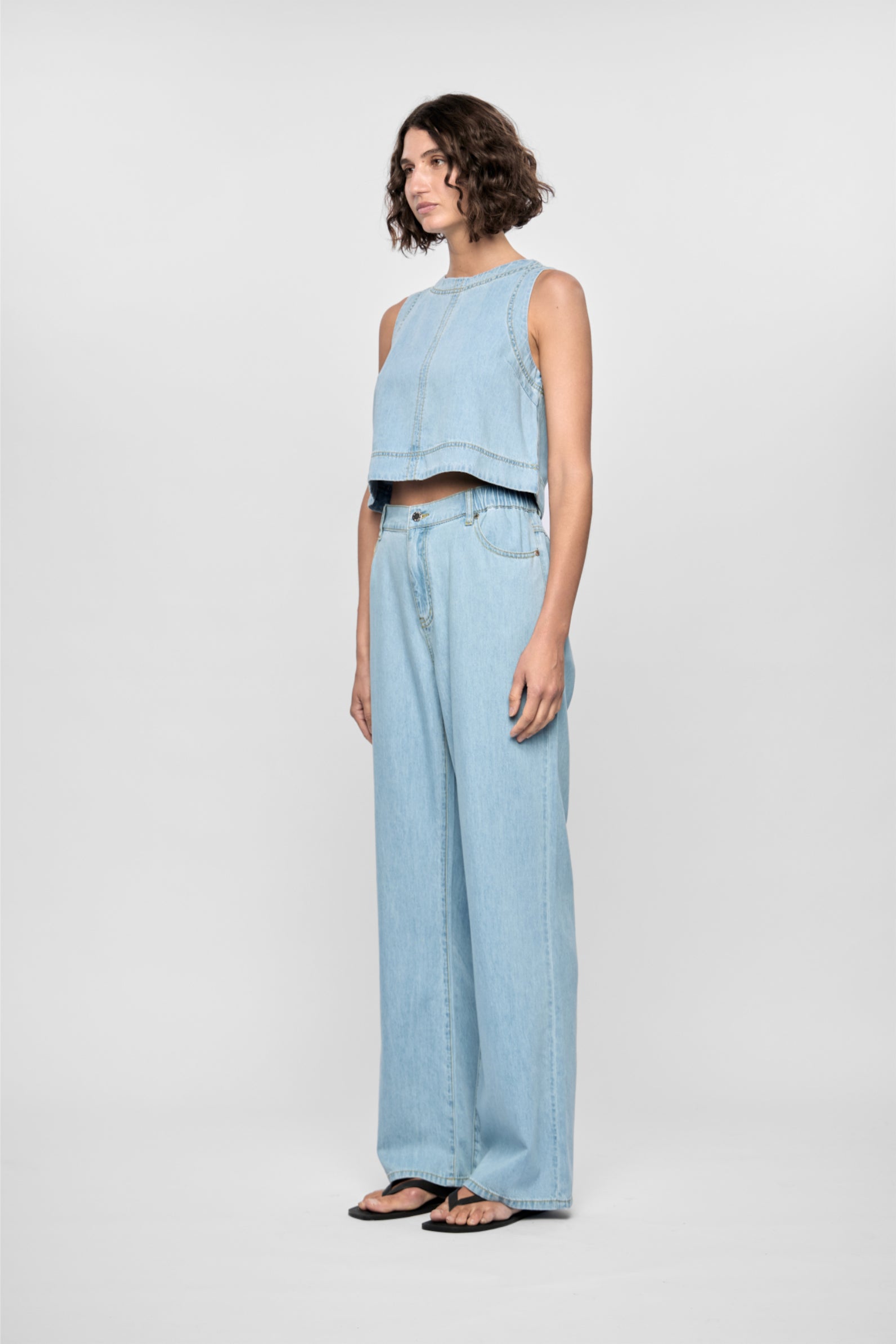 Staple the Label Amelia Chambray Jeans