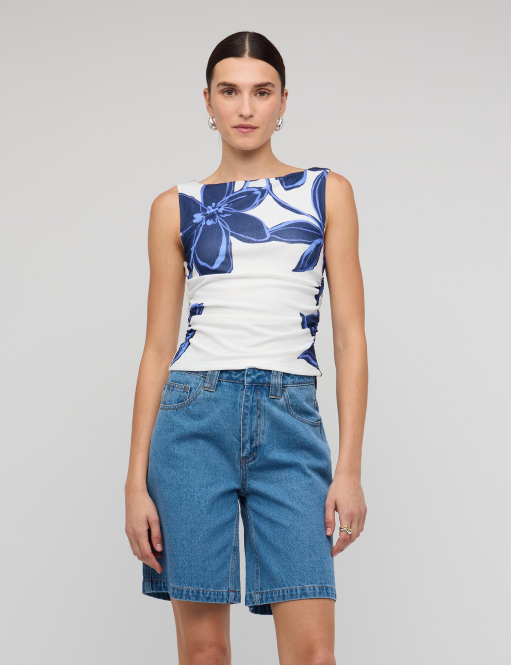 Staple the Label Ethos Mesh Top