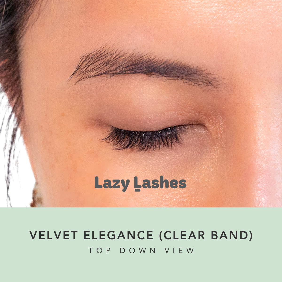Nodspark - Everyday Velvet Elegance (Clear Band) Lazy Lashes
