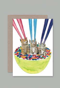 AHD Greeting Card - Cereal Killer Triple Trouble